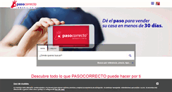 Desktop Screenshot of pasocorrecto.es